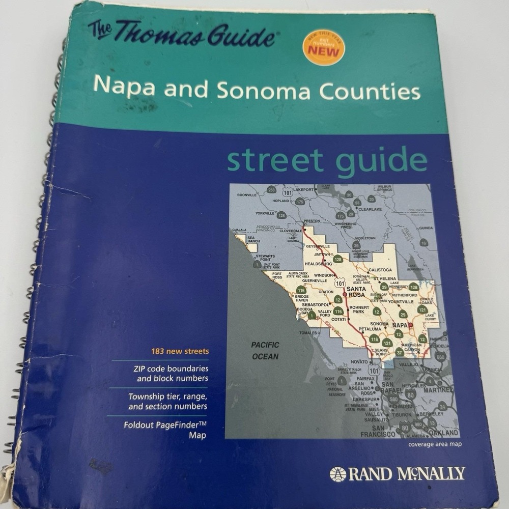 Thomas Guide 2003 Napa‎ and Sonoma Counties: Street Guide and Directory Map